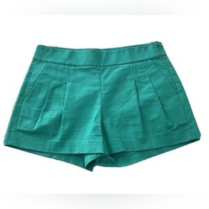 J. Crew Pleated Turquoise 3” Shorts Women’s 2